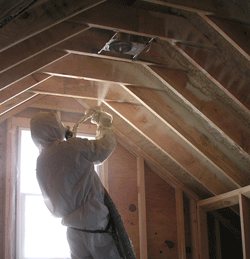  CT attic spray foam insulation